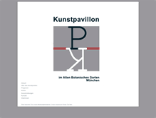 Tablet Screenshot of kunst-pavillon.org